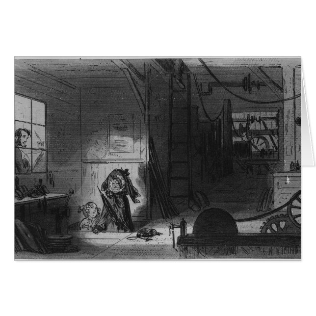 Visitantes en los trabajos (Anverso (Horizontal))