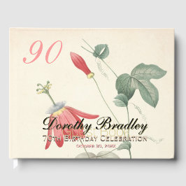 Visitas 90.ª Fiesta de Cumpleaños Libro de Personalizados 