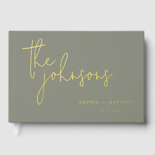 Visitas Boda de nombres personalizados de script libro de