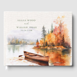 Visitas Boda Romántico de otoño y  de embarcaciones Libro 