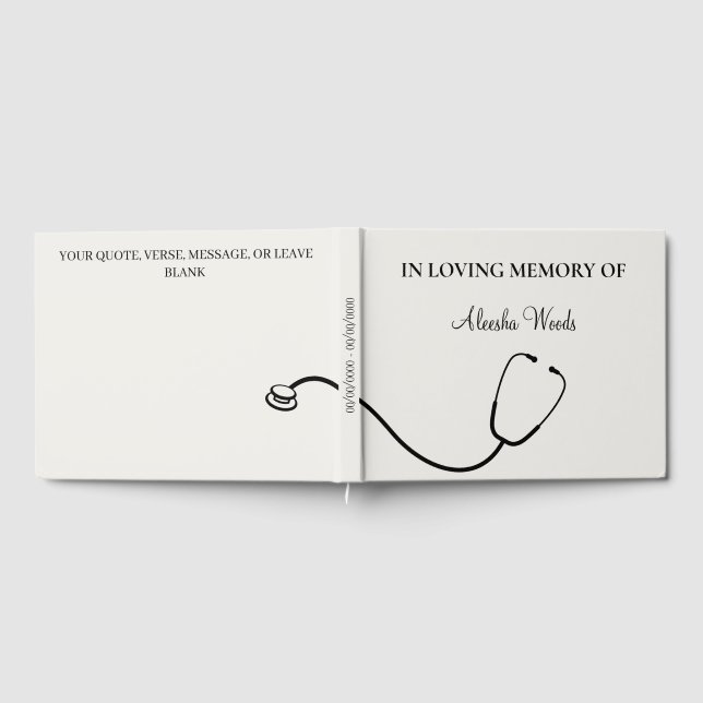 Visitas Celebración Mínima de la Vida Enfermera Libro de F (Lleno)