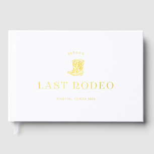 Visitas Despedida de soltera ÚLTIMO RODEO Libro de firmas 