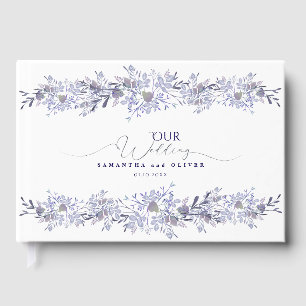 Visitas Elegante libro de Bodas botánicos de Lavender