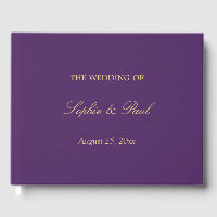Elegante libro de Bodas de color beige dorado mora