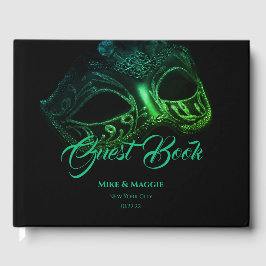 Visitas Elegante libro de Bodas por la noche