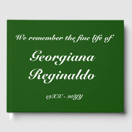 Visitas Elegante y sobrio libro de oro/monumento