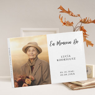 Visitas Em Memoria Libro De Fotos De Funeral Español