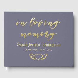 Visitas En la memoria amorosa púrpura y libro de oro de la