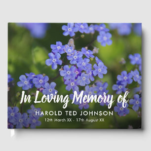 Visitas En Memoria Querida   No Me Olvides Libro de Recuer