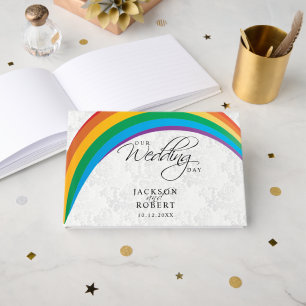 Visitas Gay arcoiris - Nuestro Día de la Boda - Libro de v