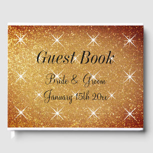 Visitas Glamoroso libro de bodas con brillante cubierta