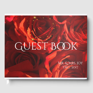 Visitas Gran libro de Personalizados de rosas rojas románt