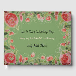 Visitas Hermoso libro de Bodas con flores