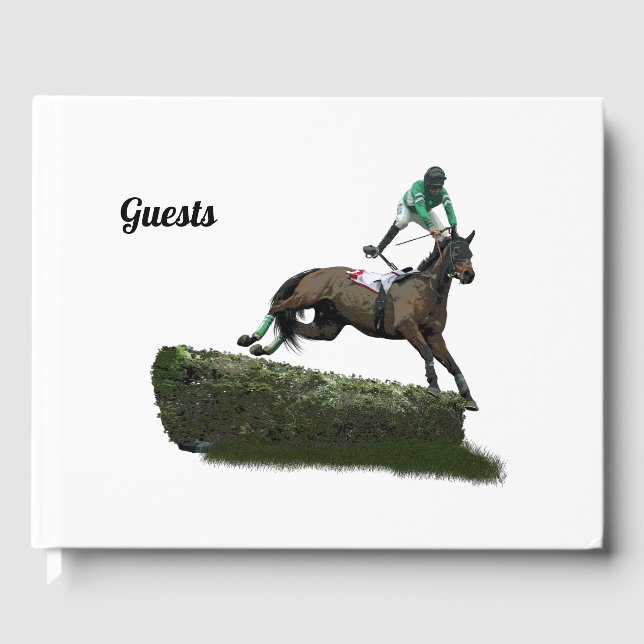 Visitas Jumando Jockey De Caballo En Libro Verde (Anverso)