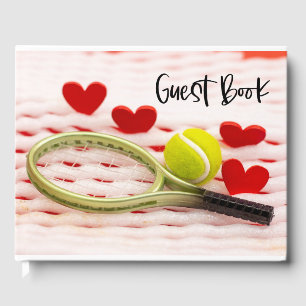 Visitas La raqueta de tenis con el libro de bodas de amor