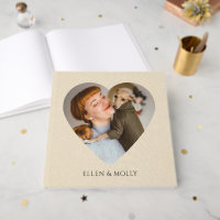 Libro Álbum de Fotos de Mujer y Perro