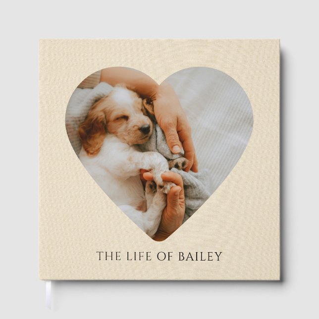 Visitas Libro de álbum de fotos de mascotas (Anverso)