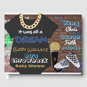Visitas Libro De Baby Shower De Hip Hop BOY 90
