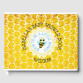 Visitas Libro de Baby Shower Personalizado Honeybee Bumble