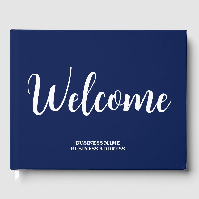Visitas Libro de bienvenida personalizado (Anverso)