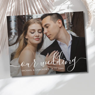 Visitas Libro de Boda gris para invitados fotográficos