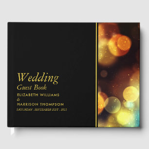 Visitas Libro de Bodas de Twilight Bokeh Lights
