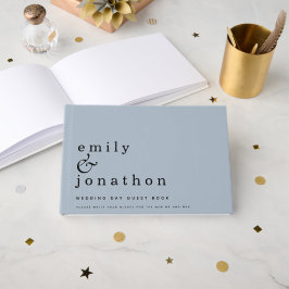 Visitas Libro de Bodas Minimalistas y turbios sencillos