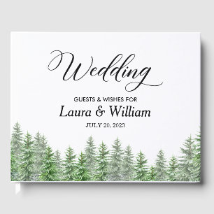 Visitas Libro de Bodas Pine Tree Woodland
