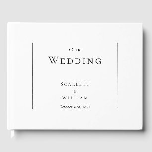 Visitas Libro de Bodas sencillo y moderno