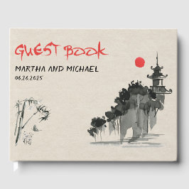 Visitas Libro de Bodas sobre temas japoneses