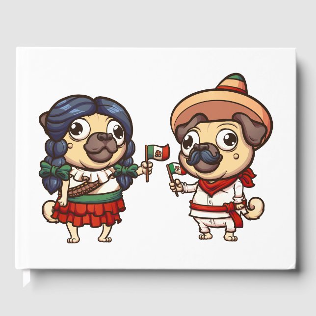 Visitas Libro de Cinco De Mayo Pugs (Anverso)