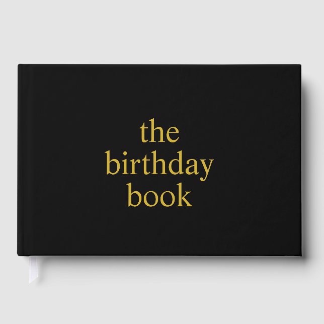 Visitas Libro de cumpleaños para regalo de primer cumpleañ (Anverso)