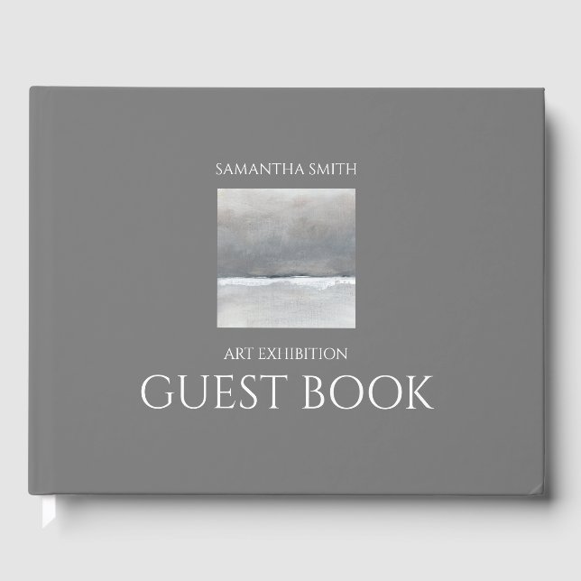 Visitas Libro de exposición de arte moderno (Anverso)