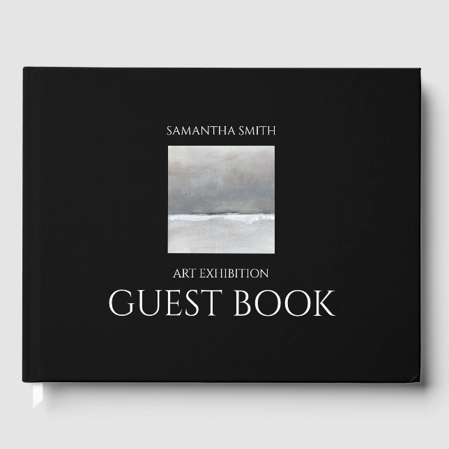 Visitas Libro de exposición de arte moderno (Anverso)