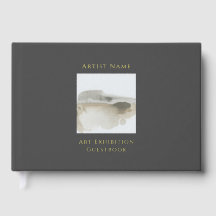 Libro de exposición de arte Relieve metalizado dor