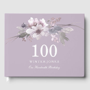 Visitas Libro de Fiesta del 100 cumpleaños de la Flor Púrp
