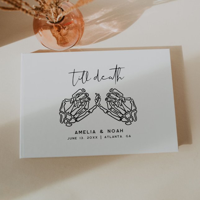 Visitas Libro de firmas de boda de manos de esqueleto Blan (Subido por el creador)