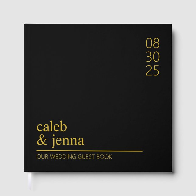 Visitas Libro de firmas de boda | Libro de firmas neutral  (Anverso)