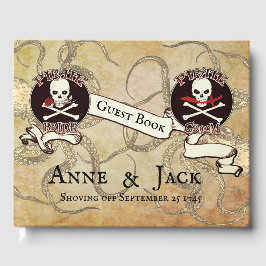 Visitas Libro de Firmas de Boda Pirata