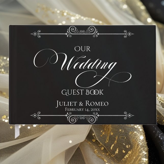 Visitas Libro de Firmas de nuestra Boda - Negro (Subido por el creador)