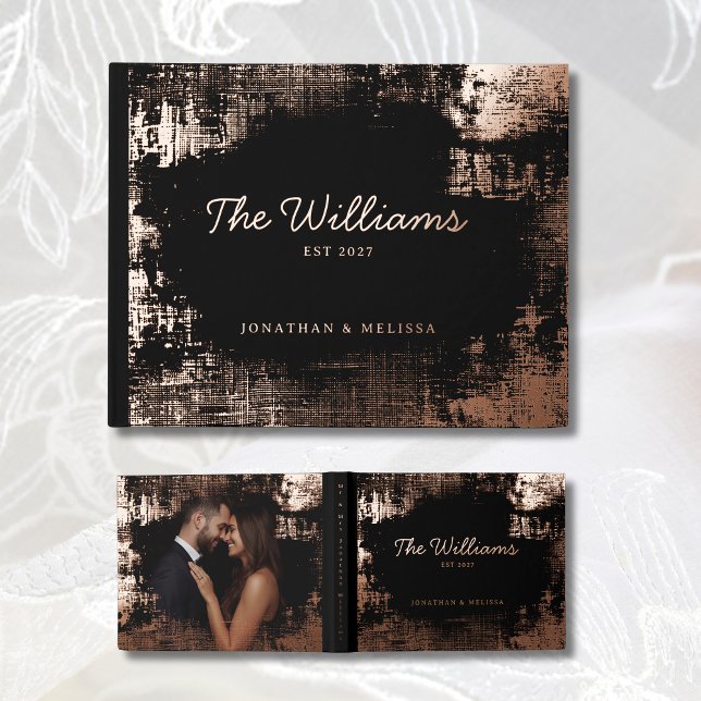 Visitas Libro de firmas de textura única Rosa dorado Libro (Subido por el creador)