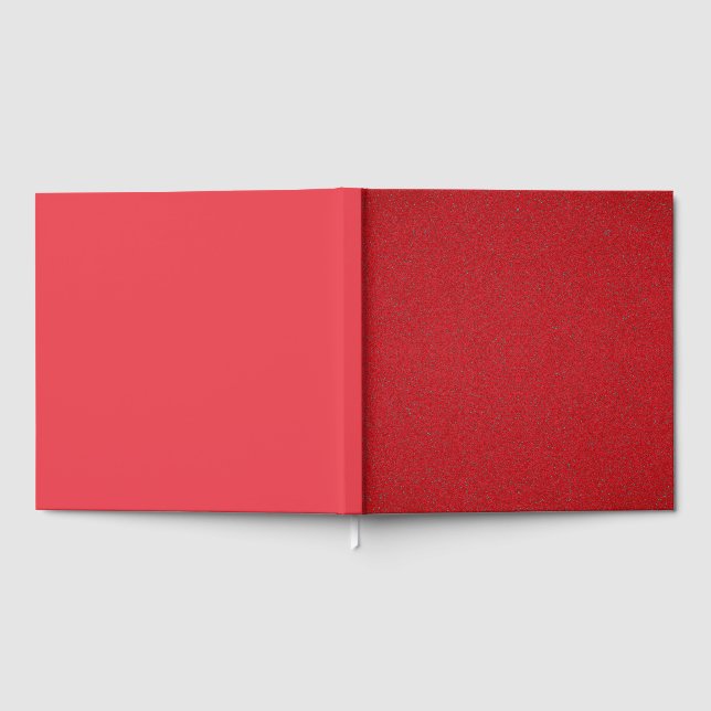 Visitas Libro de Firmas Half Matte & Noise Rojo – Personal (Lleno)