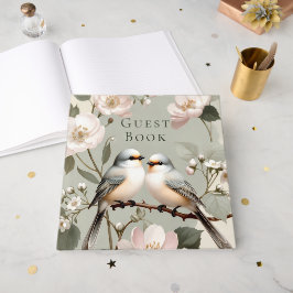 Visitas Libro de Firmas para Fiesta de Compromiso Floral L