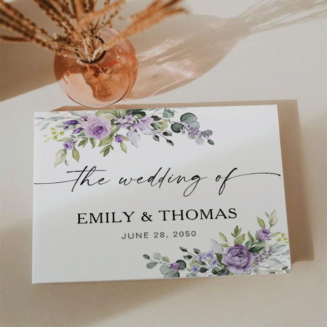 Visitas Libro de Firmas para Invitados de Boda de Flores V (Subido por el creador)