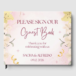 Visitas Libro de firmas para invitados de boda - Diseño el