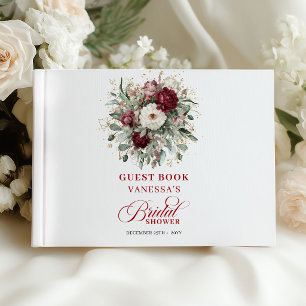 Visitas Libro de firmas para invitados de boda floral deli