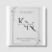 Libro de firmas para invitados de boda moderno – F