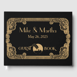 Visitas Libro De Huéspedes De Oro Y De Arte Decorado De Co