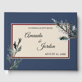 Visitas Libro de Invierno Pine Blue Wedter