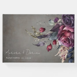 Visitas Libro de invitado de Boda de acuarela con problema